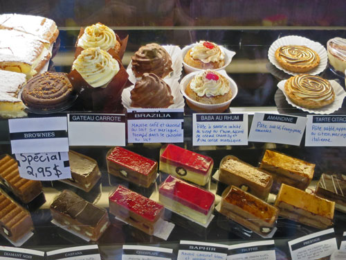 French Pastries, Quebec Canada