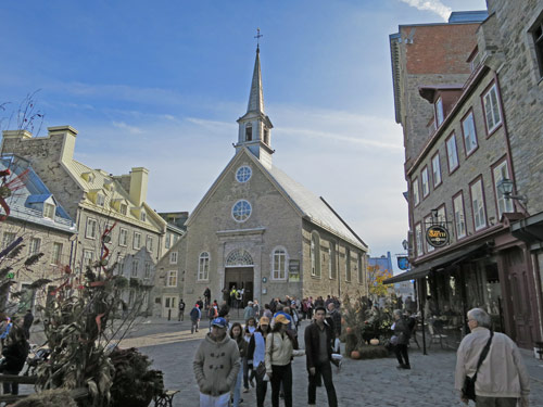 Notre Dame des Victoires Church, Quebec Canada